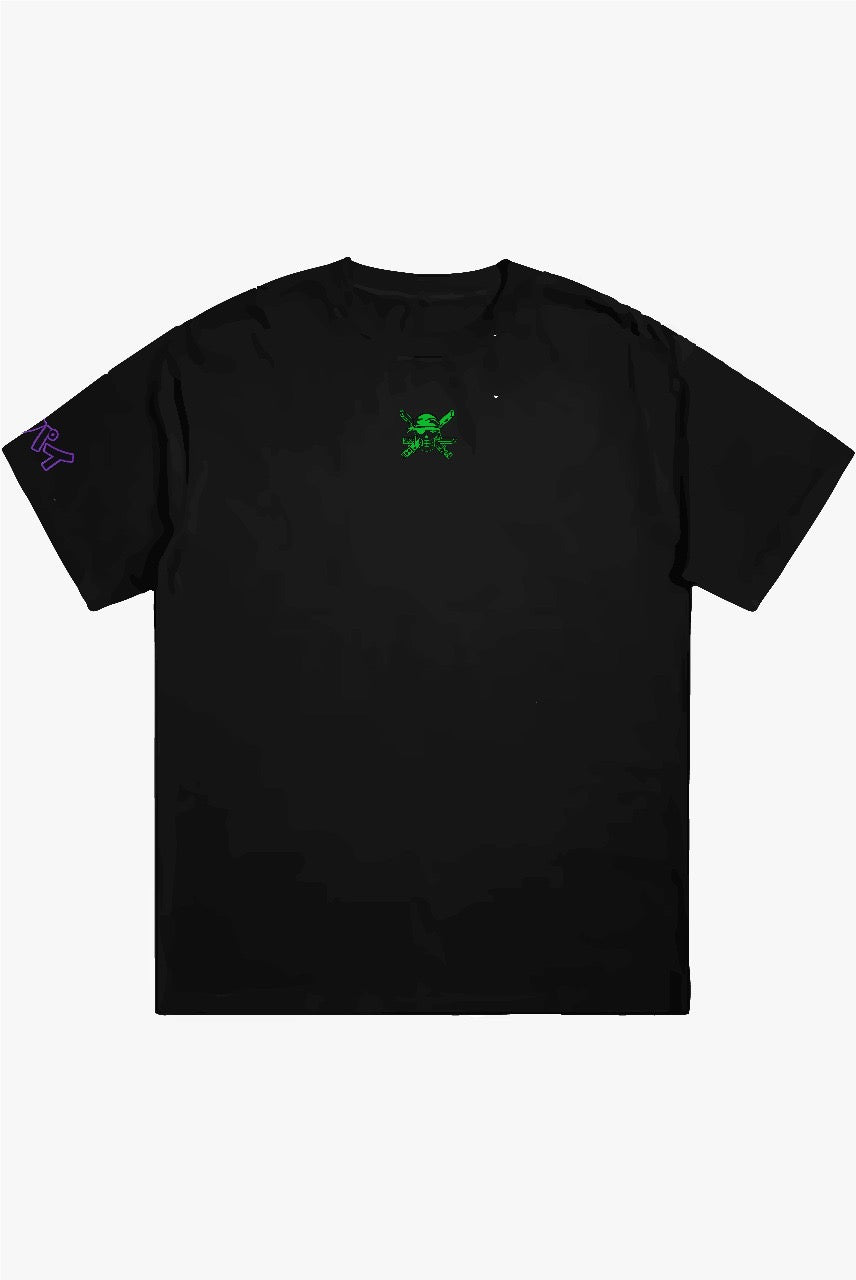 Roronoa Zoro Blood-Stained Premium Drop-Shoulder Tee – Bold Anime Streetwear