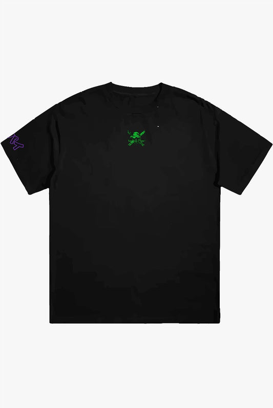 Roronoa Zoro Blood-Stained Premium Drop-Shoulder Tee – Bold Anime Streetwear