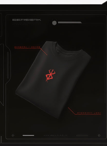Berserk Premium Drop-Shoulder Tee – Dark Fantasy Anime Streetwear