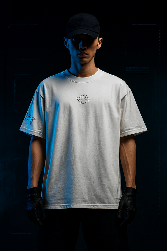 Sasuke Uchiha Premium Drop-Shoulder Tee – Legendary Naruto Streetwear
