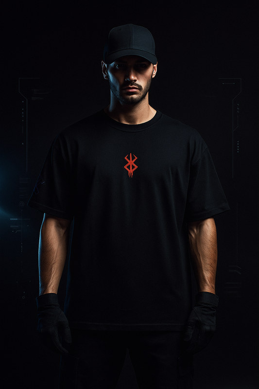 Berserk Premium Drop-Shoulder Tee – Dark Fantasy Anime Streetwear