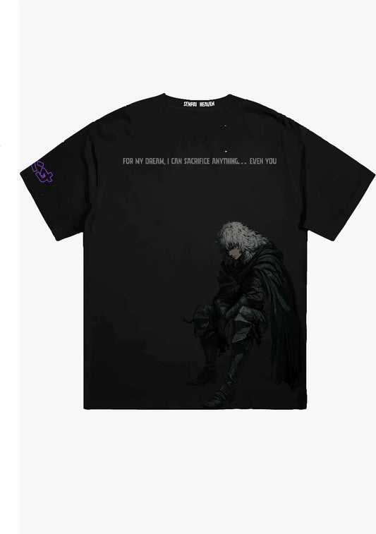 Griffith Premium Drop-Shoulder Tee – Legendary Berserk Anime Streetwear