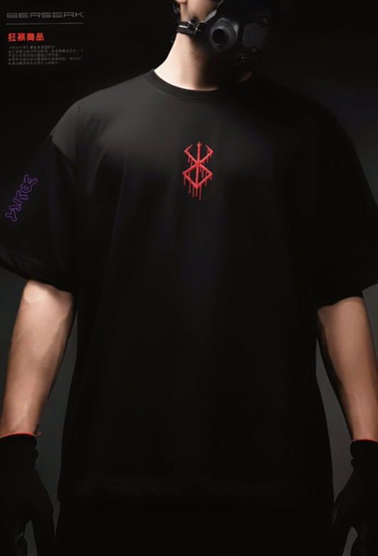 Berserk Premium Drop-Shoulder Tee – Dark Fantasy Anime Streetwear